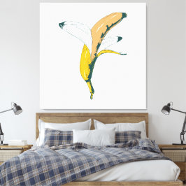 Abstrakt Konstnärlig konst av Banana Design Canvastryck