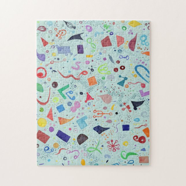 Abstrakt konstpussel pussel (Vertikal)