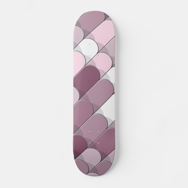 Abstrakt konstruktion (kakel) 2 mini skateboard bräda 18,5 cm (Framsida)