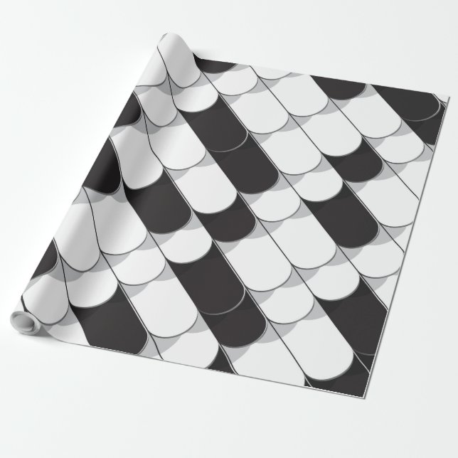Abstrakt konstruktion (kakel) presentpapper (Utrullad)