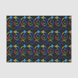 Abstrakt konstsilkespapperpapper