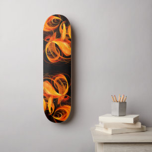 Abstrakt konstSkateboard för Fireball Skateboard Bräda 20,5 Cm