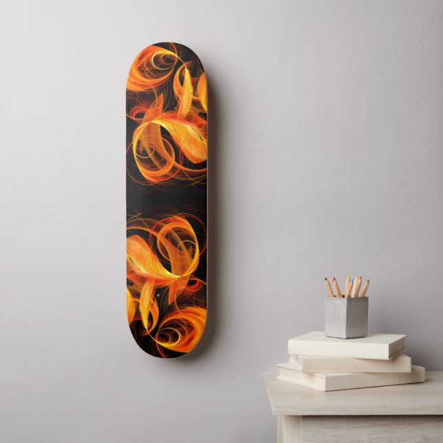 Abstrakt konstSkateboard för Fireball Skateboard Bräda 20,5 Cm (Väggkonst)