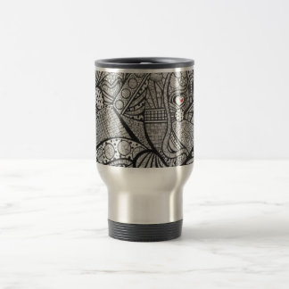 Abstrakt konsttravel mug resemugg