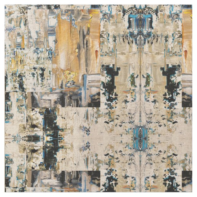 Abstrakt konsttyg 3 tyg (Närbild)