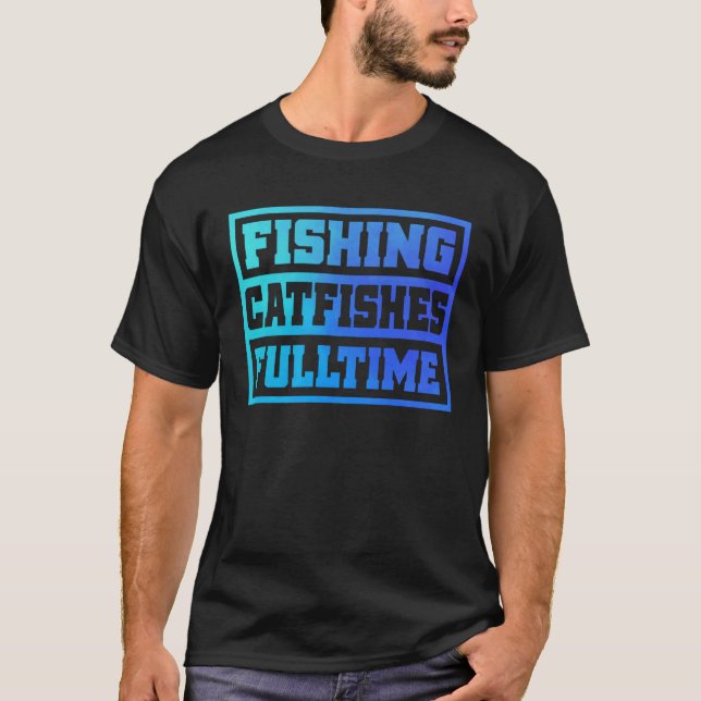 Abstrakt konstverk med havskatter t shirt (Framsida)