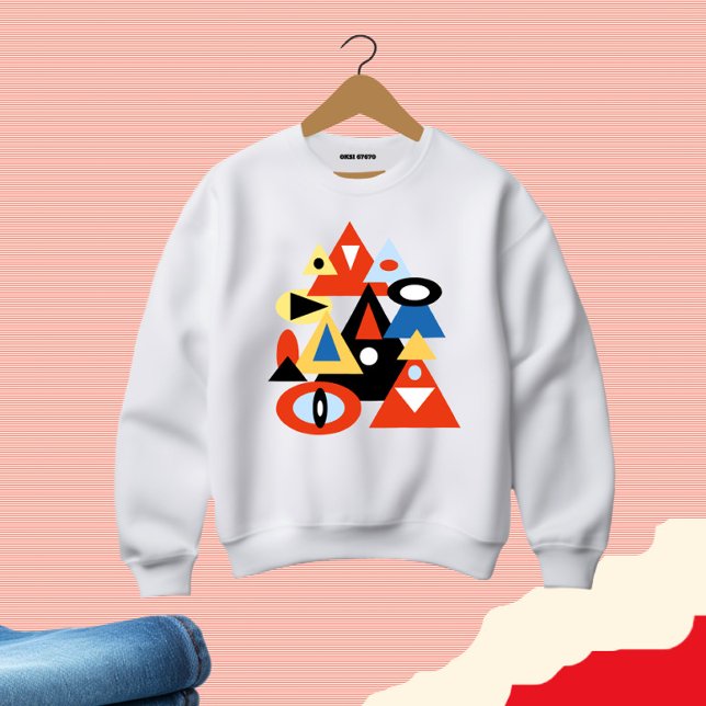 Abstrakt konstverk t shirt (Skapare uppladdad)