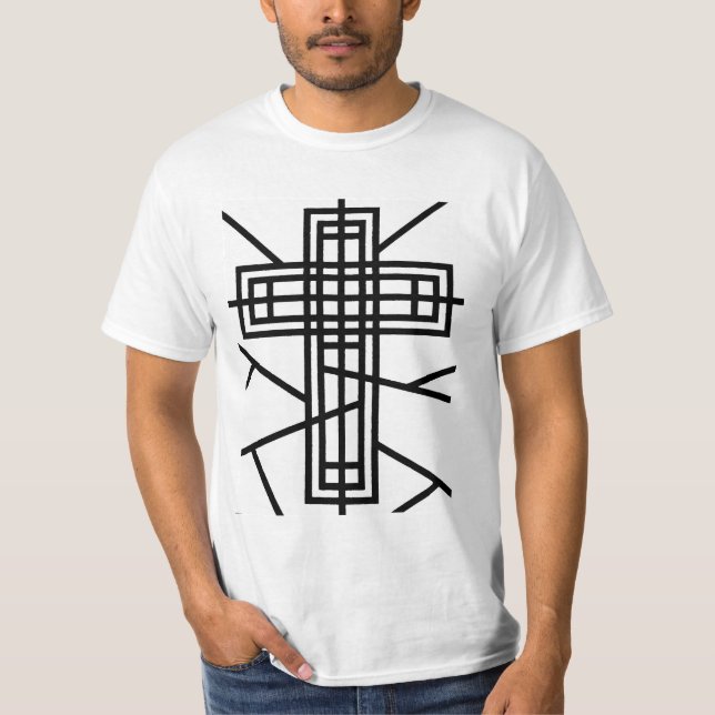 Abstrakt Kor design T Shirt (Framsida)