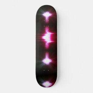 Abstrakt kor mini skateboard bräda 18,5 cm