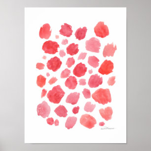 Abstrakt korall poster