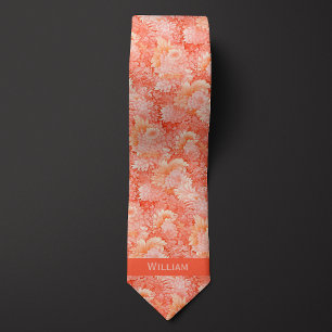 Abstrakt korallblomma slips