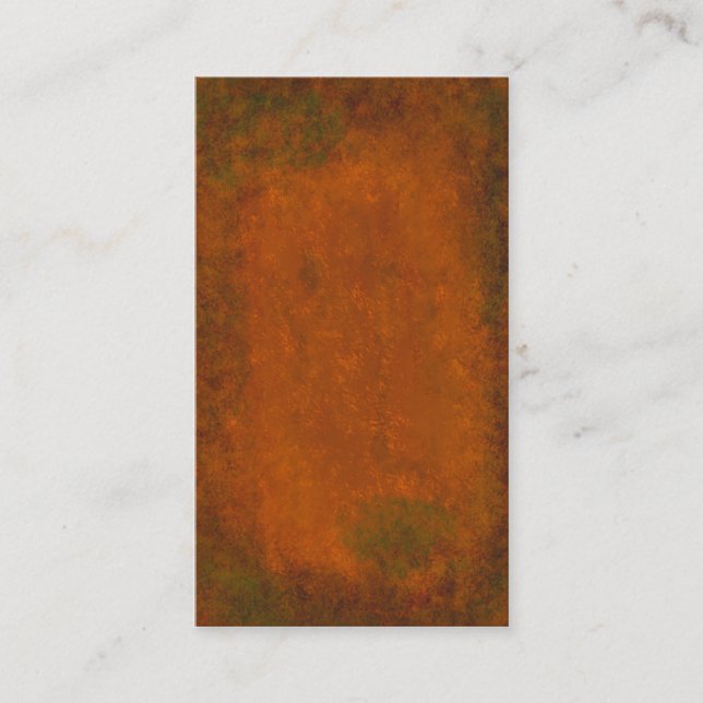 Abstrakt korroderad metall abstrakt struktur visitkort (Framsida)