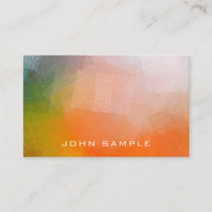 Abstrakt Kreativ Design Plain Matte Luxury Visitkort
