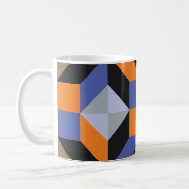 Abstrakt Kreativ Design Tapet Kaffemugg (Vänster)