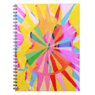 Abstrakt kreativ teckning, färglös bakgrund. anteckningsbok