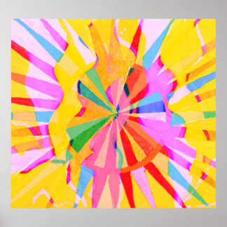 Abstrakt kreativ teckning, färglös bakgrund. poster