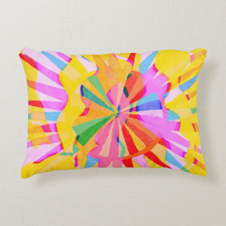 Abstrakt kreativ teckning, färglös bakgrund. prydnadskudde