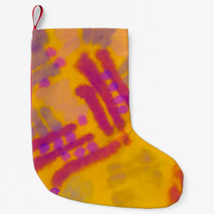 Abstrakt kreativ teckning. Hösten Färg, bakgrund Liten Julstrumpa