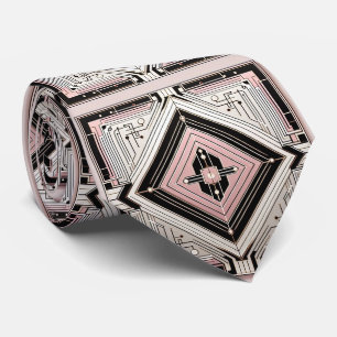 Abstrakt kretskort - Retro Art Deco Slips