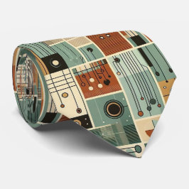 Abstrakt kretskort - Retro Mid Century Modern Slips