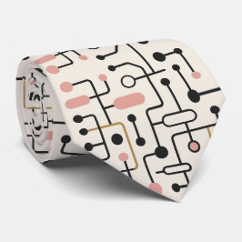 Abstrakt kretskort - Retro Mid Century Modern Slips