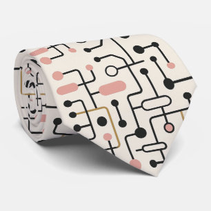 Abstrakt kretskort - Retro Mid Century Modern Slips