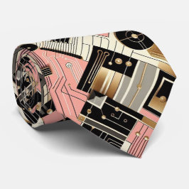 Abstrakt kretskort - Retro Mid Century Modern Slips