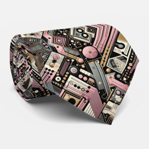 Abstrakt kretskort - Retro Mid Century Modern Slips