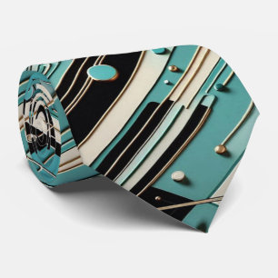 Abstrakt kretskort - Retro Mid Century Modern Slips