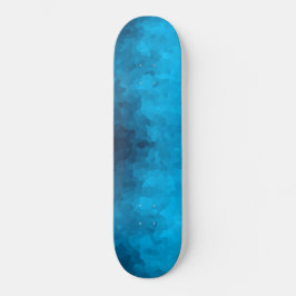 Abstrakt Kristalliserad blå bakgrund Mini Skateboard Bräda 18,5 Cm
