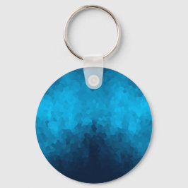 Abstrakt Kristalliserad blå bakgrund Nyckelring