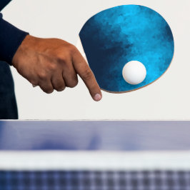 Abstrakt Kristalliserad blå bakgrund Pingisracket