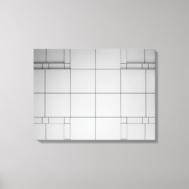 Abstrakt kubes canvastryck (Framsida)