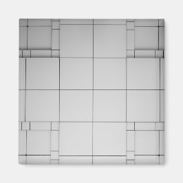 Abstrakt kubes magnet