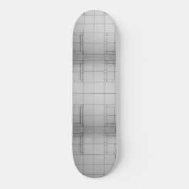 Abstrakt kubes mini skateboard bräda 18,5 cm