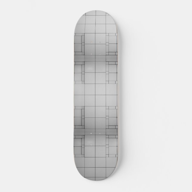 Abstrakt kubes mini skateboard bräda 18,5 cm (Framsida)