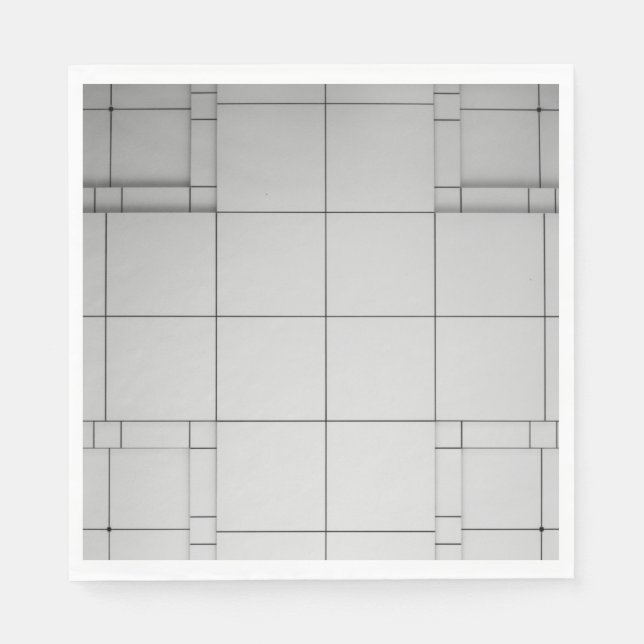 Abstrakt kubes pappersservett (Framsidan)