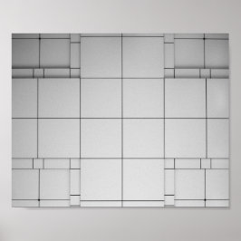 Abstrakt kubes poster