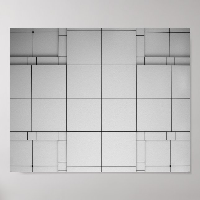 Abstrakt kubes poster (Framsidan)