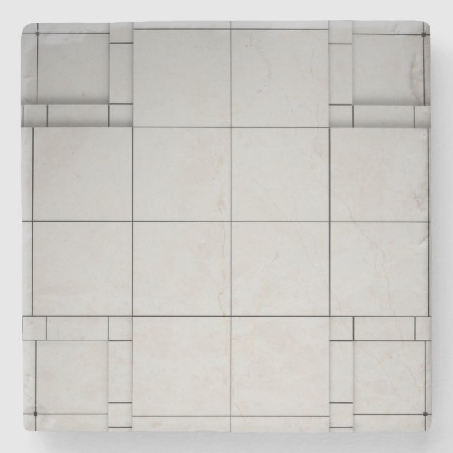 Abstrakt kubes stenunderlägg (Framsidan)