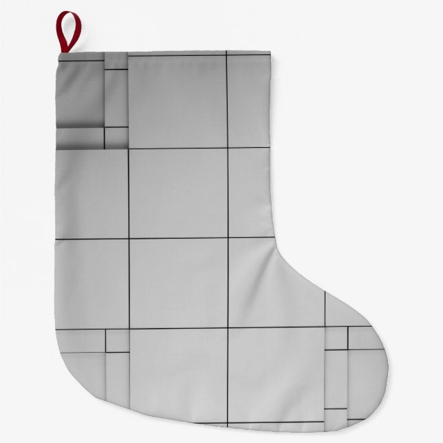 Abstrakt kubes stor julstrumpa (Framsidan)