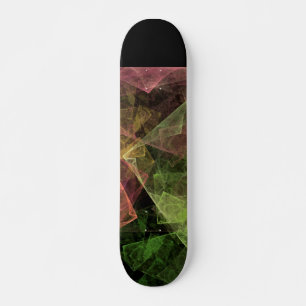 Abstrakt Kubisk Konst Mini Skateboard Bräda 18,7 Cm