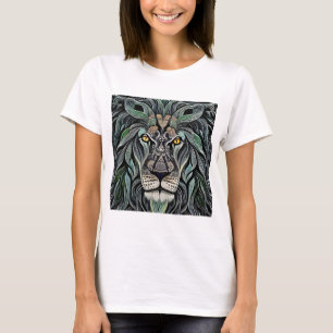 Abstrakt Kung Lejon T Shirt