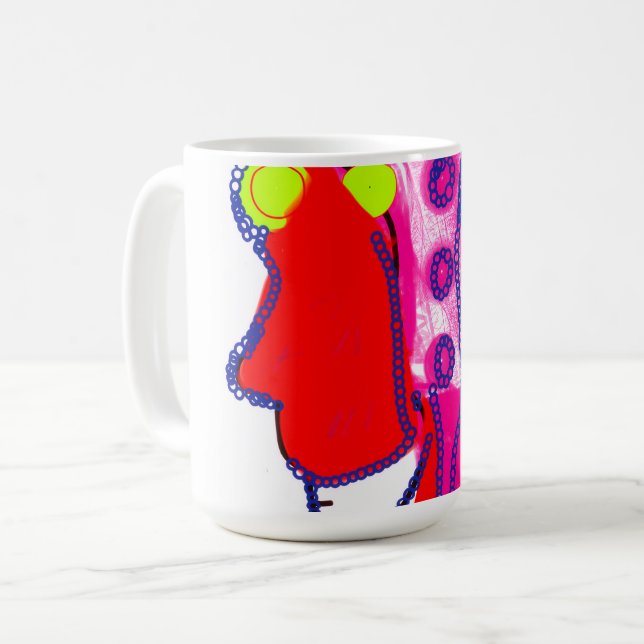 Abstrakt Kunglig Konst  Kaffemugg (Framsida vänster)