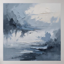 Abstrakt Kustservicen - Texturerat hav och Himmel 