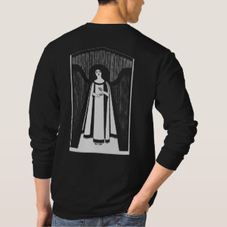 Abstrakt Kvinnlig Teckning Konst Vintage Minimalis T Shirt
