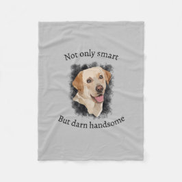 Abstrakt Labrador Art Fleecefilt