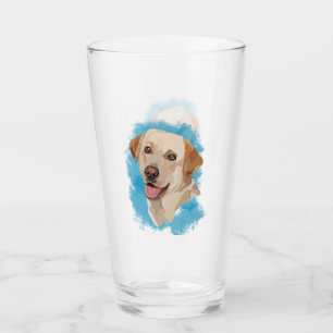 Abstrakt Labrador Art Glaskopp
