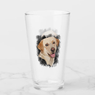 Abstrakt Labrador Art Glaskopp