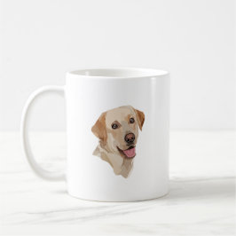 Abstrakt Labrador Art Kaffemugg